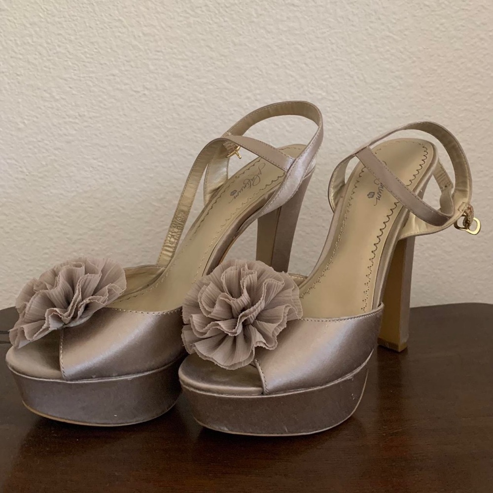 Rose Gold Platform Heels